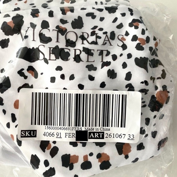 Victorias Secret New White Cheetah High Leg High Waist Sexy Bikini Bottom - Picture 5 of 5